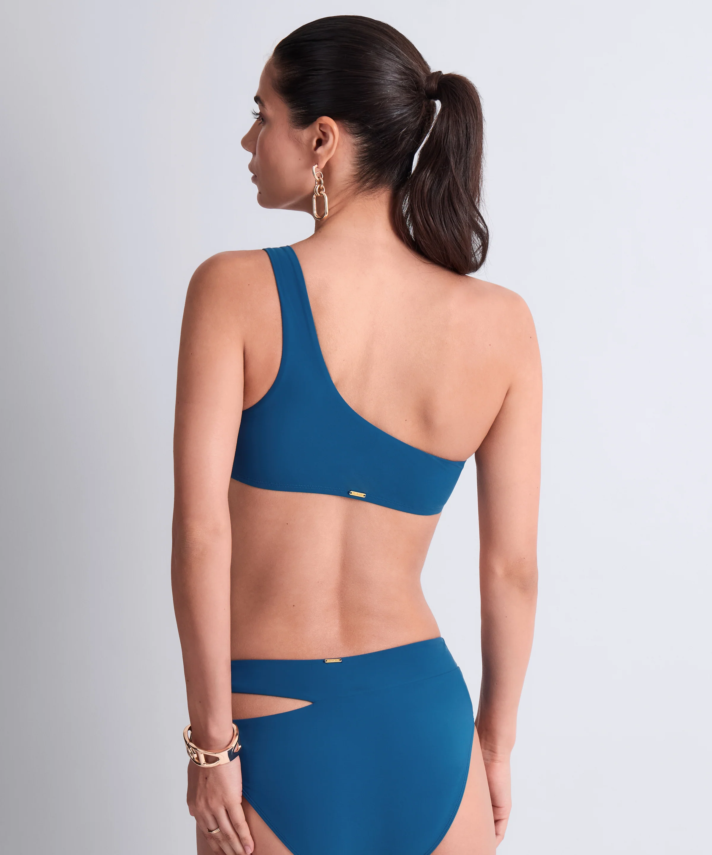 Summer Essence Bas de maillot de bain taille haute Ibiza blue - Image 3