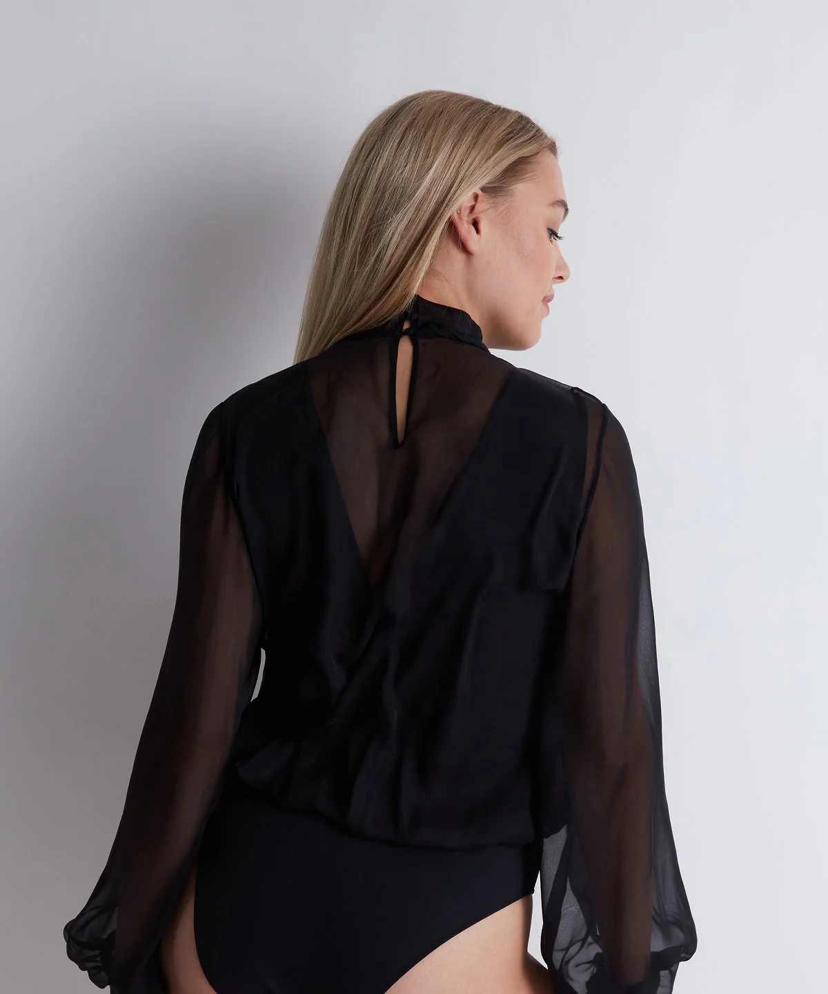 Les Bodys by Aubade Body Manches Longues Black - Image 4