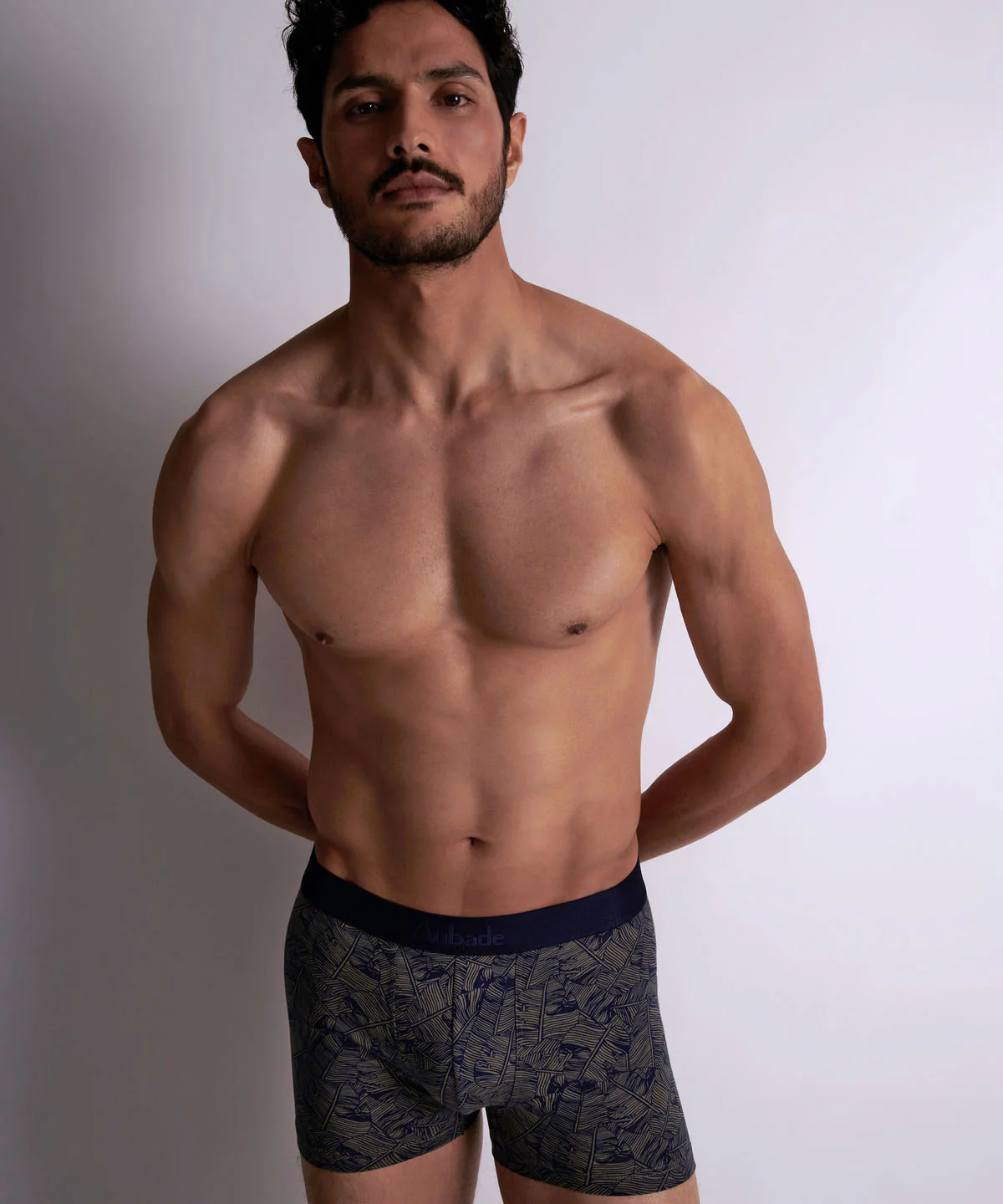 Aubade Homme Boxer homme Marine Palm - Image 2