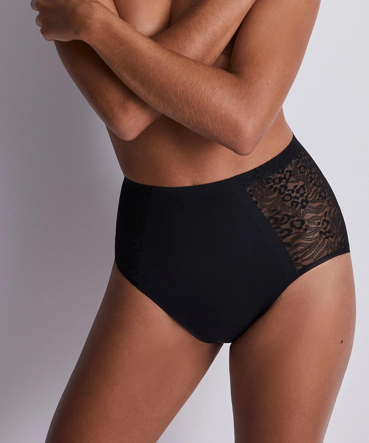 Sculpt by Aubade Culotte taille haute Black Pepper - Image 3