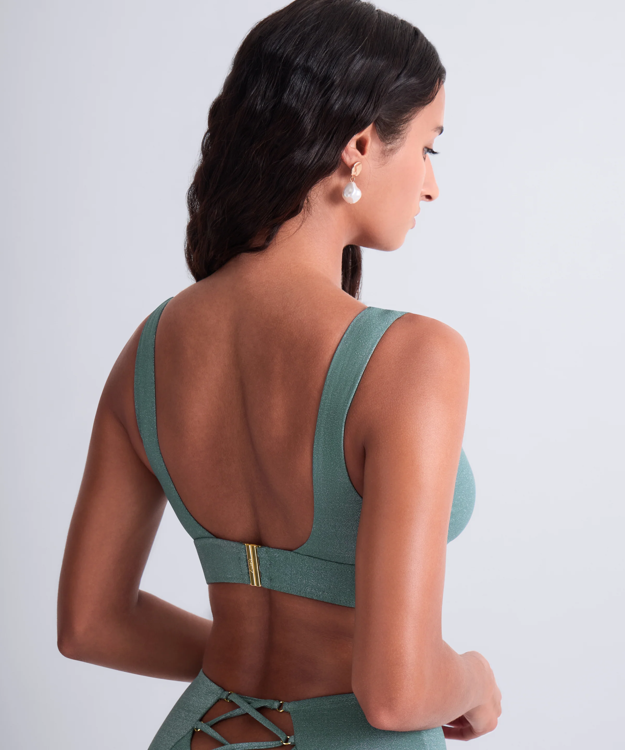 Summer Glow Haut de maillot de bain Triangle Aqua - Image 5