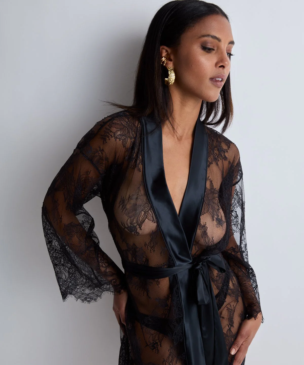 Histoire d’un Soir Kimono Noir - Image 2