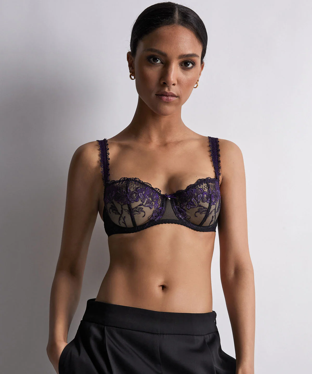 À Fleur de Toi Soutien-gorge Corbeille avec armatures Dark Orchid - Image 3