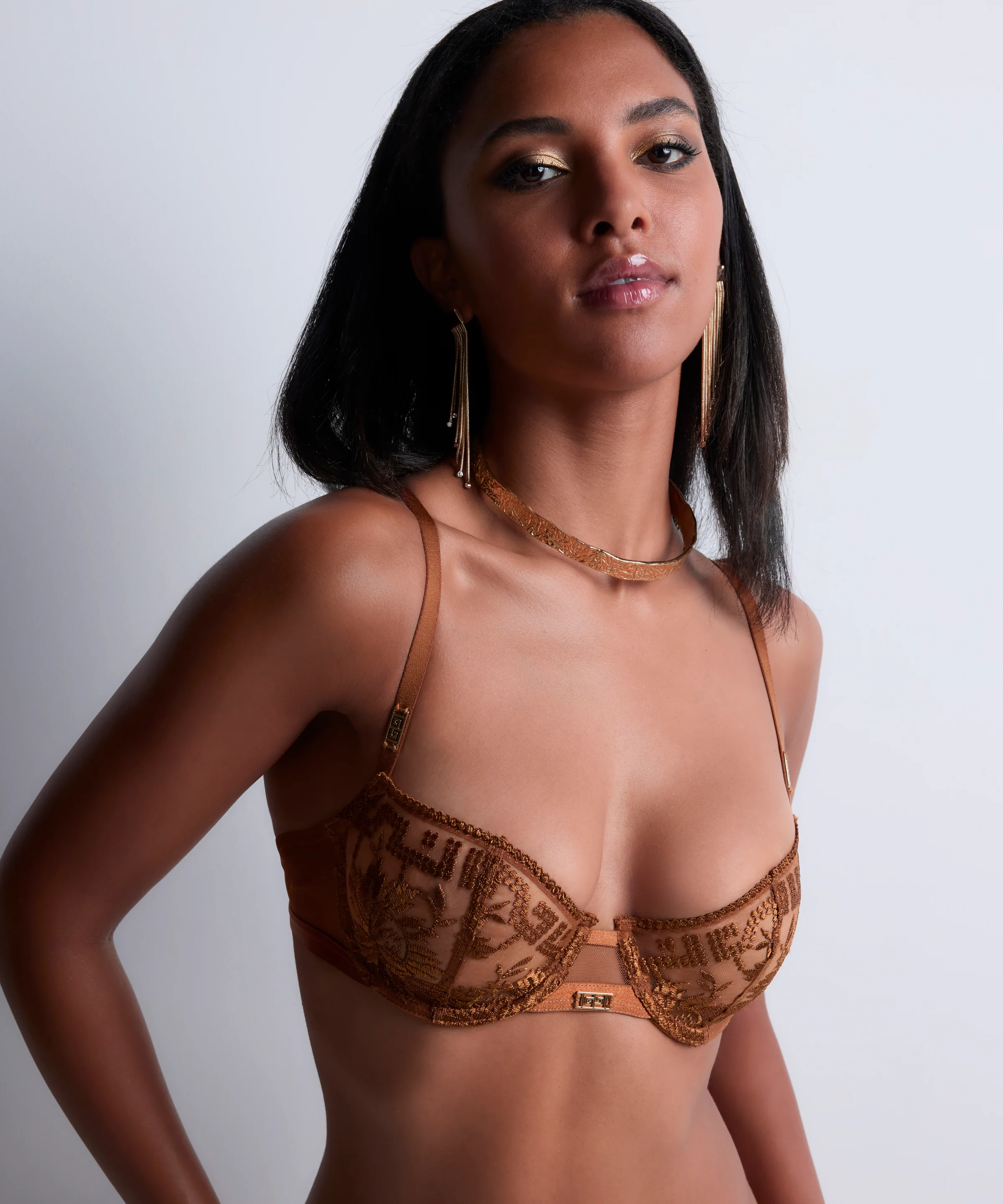 Rules of Attraction Soutien-gorge Corbeille avec armatures Golden Shadow - Image 2
