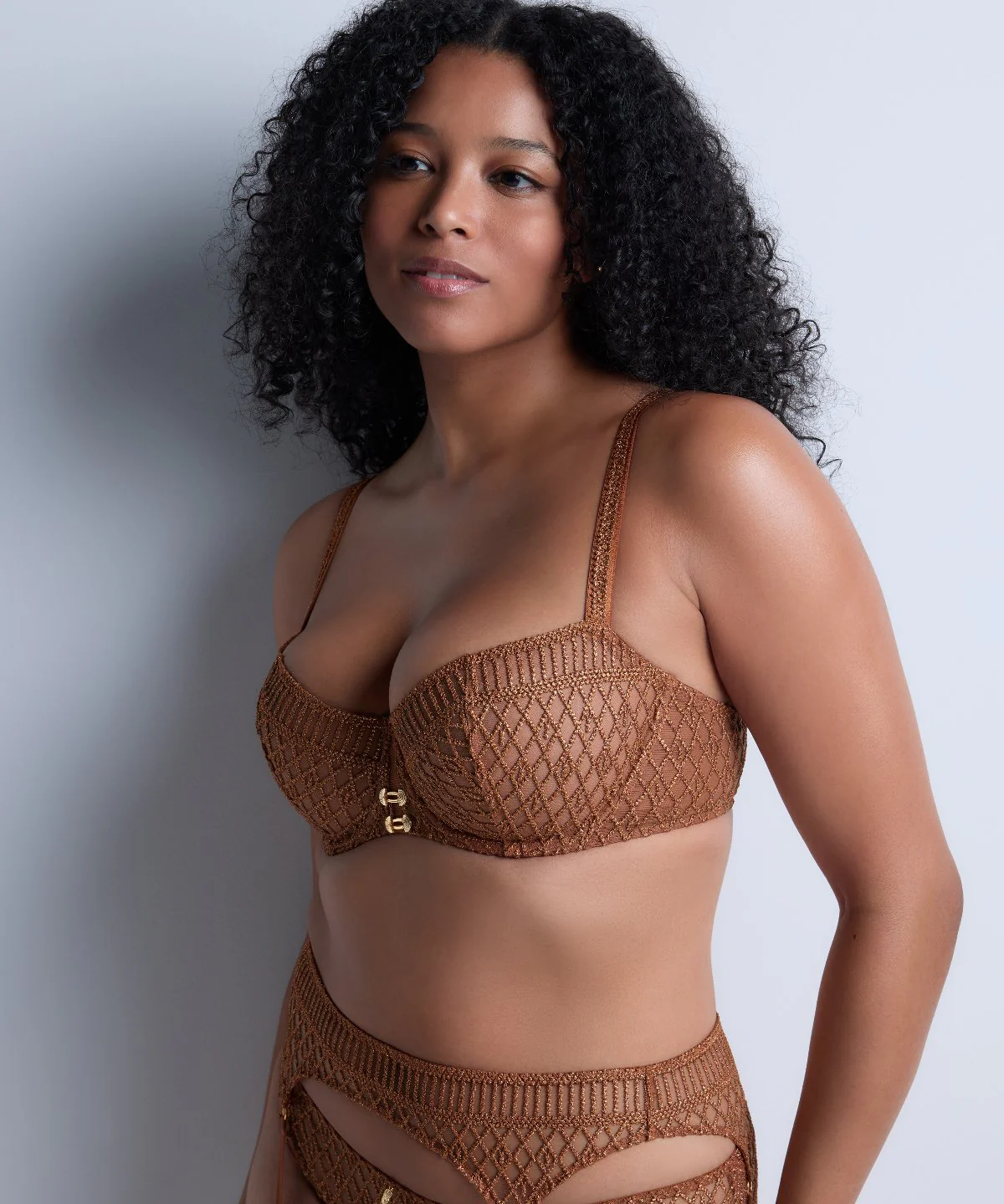 Stardust Dream Soutien-gorge Corbeille avec armatures Amber Gold - Image 2