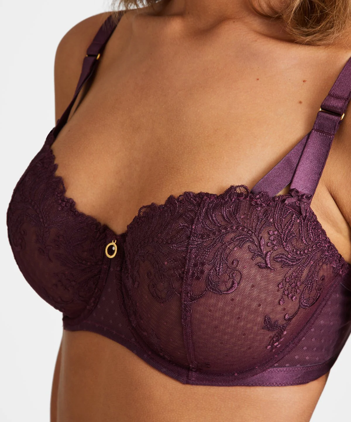Femme Passion Soutien-gorge Corbeille confort Wineberry - Image 6