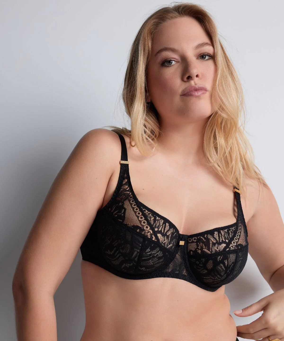 Love Soul Soutien-gorge Emboîtant Foulard Black - Image 2