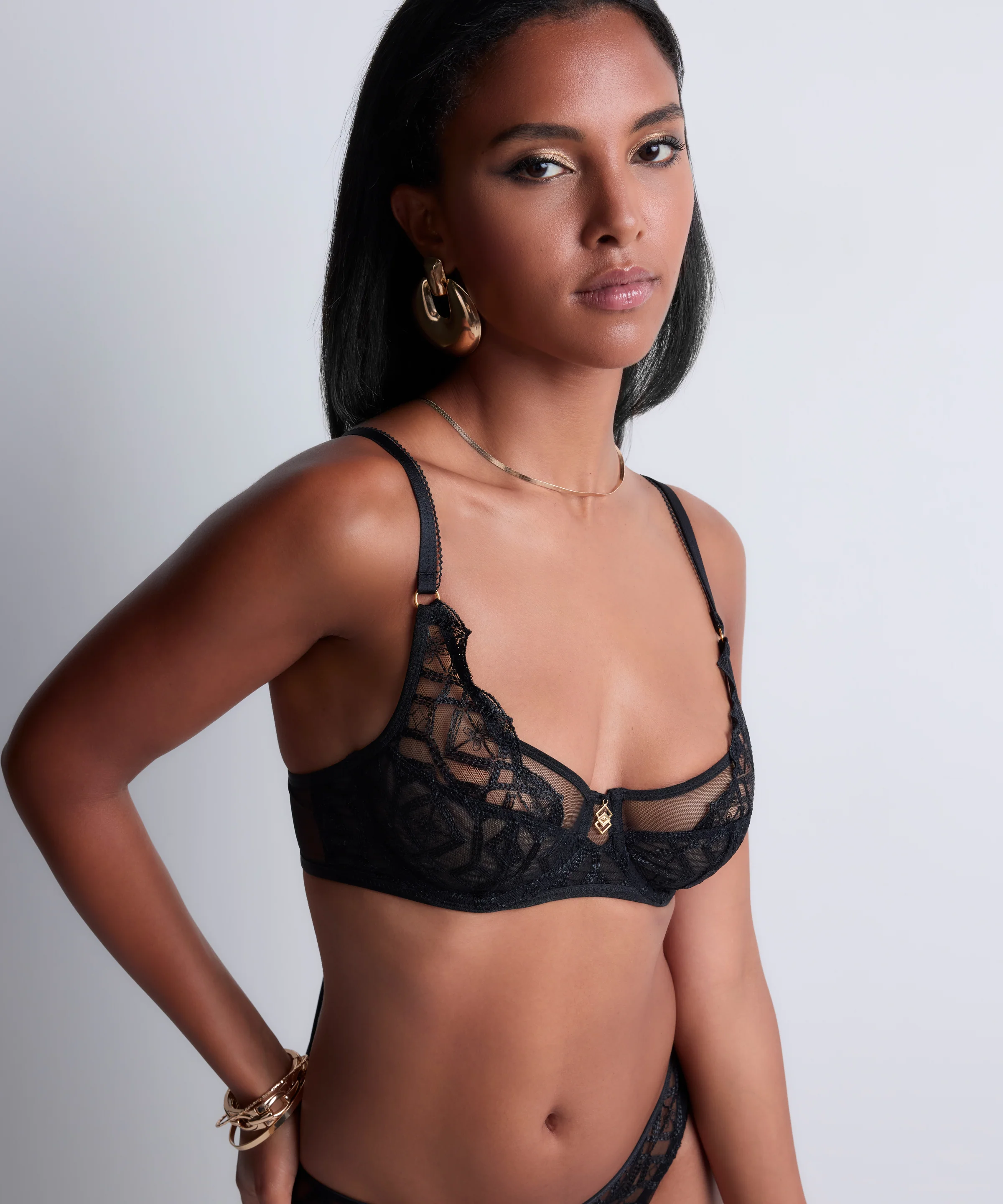 Sense of Illusion Soutien-gorge Emboîtant Foulard Black - Image 2