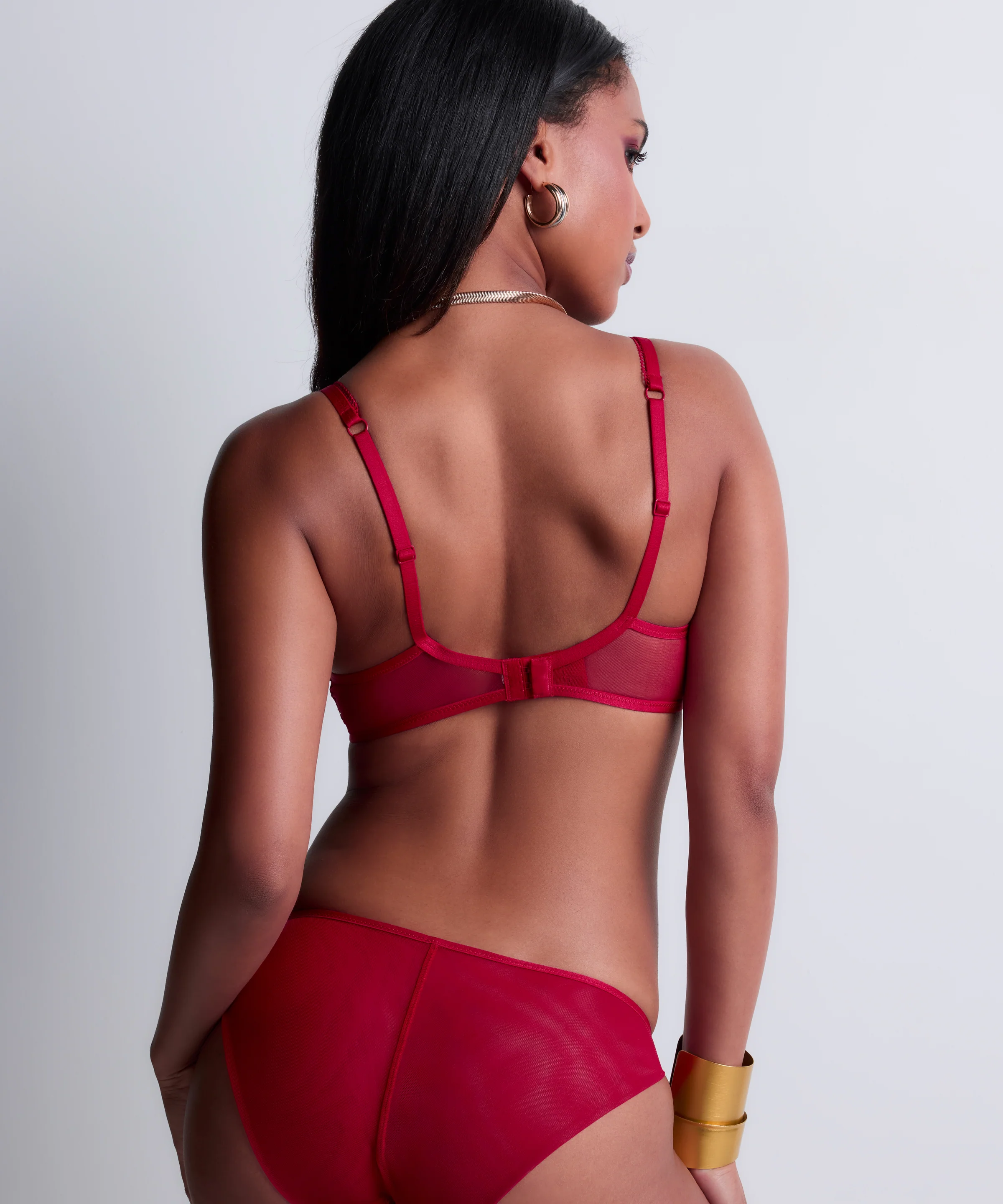 Sense of Illusion Soutien-gorge Emboîtant Foulard Red Berry - Image 4