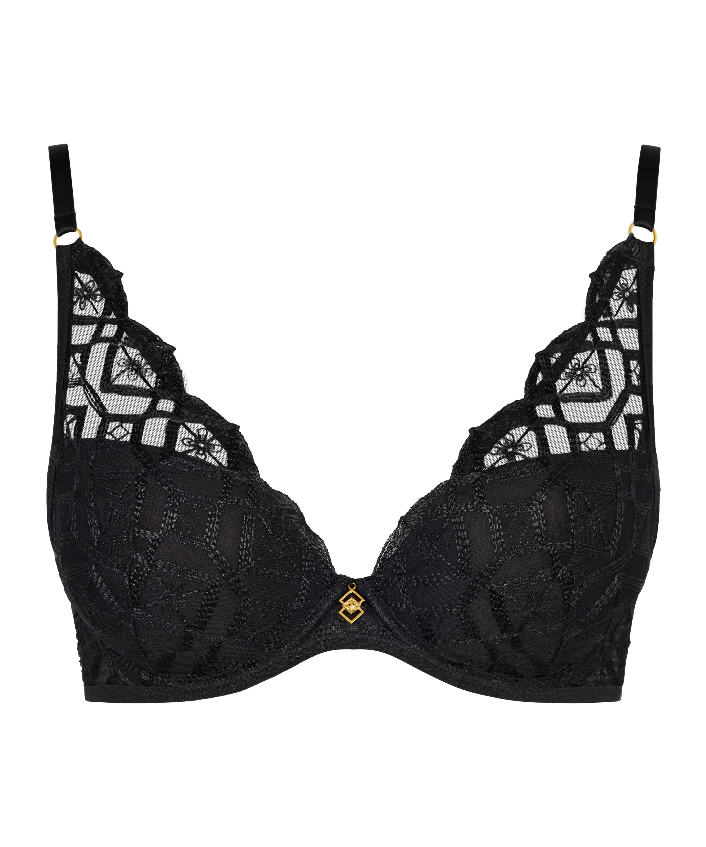Sense of Illusion Soutien-gorge Plunge foulard Black - Image 3