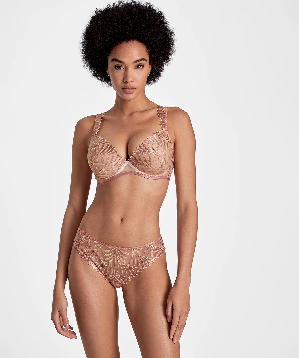 Sensory Illusion Soutien-gorge Push-up coques Silk Rose - Image 4