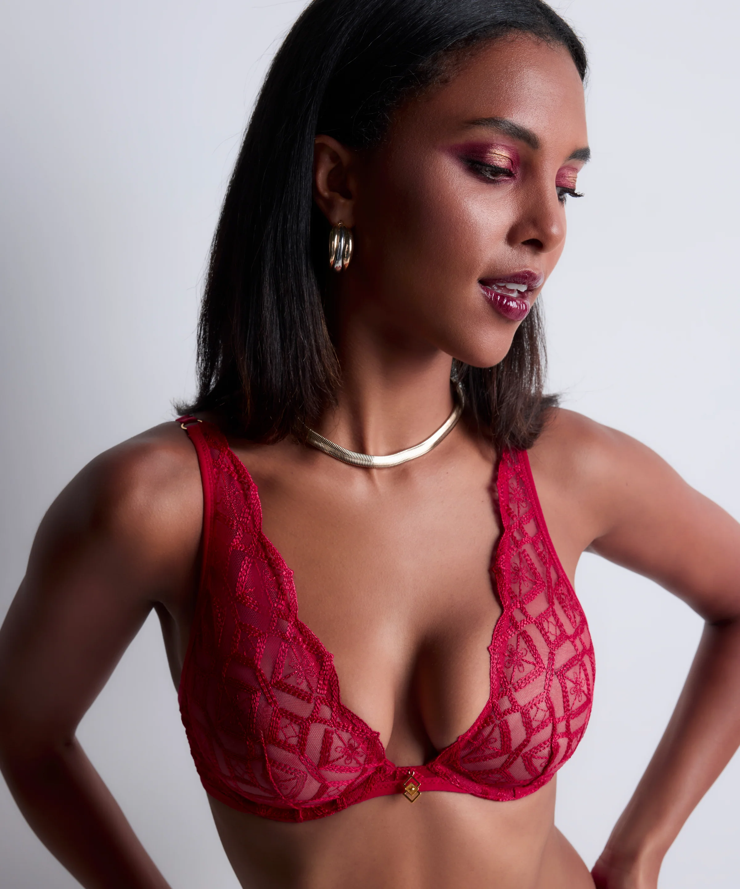 Sense of Illusion Soutien-gorge Triangle avec armatures Red Berry - Image 2